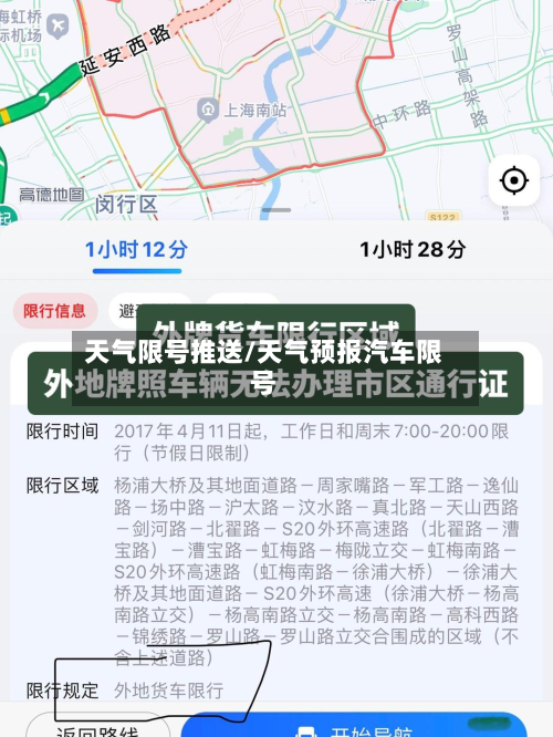 天气限号推送/天气预报汽车限号-第3张图片