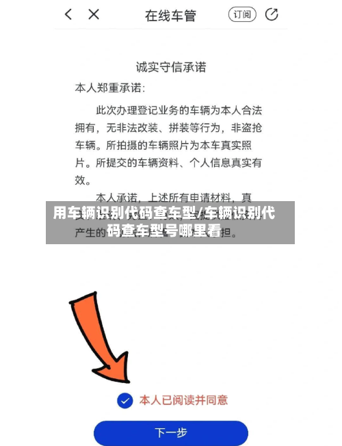 用车辆识别代码查车型/车辆识别代码查车型号哪里看