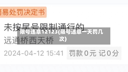限号违章12123(限号违章一天罚几次)
