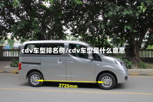 cdv车型排名榜/cdv车型是什么意思