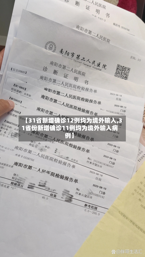 【31省新增确诊12例均为境外输入,31省份新增确诊11例均为境外输入病例】-第2张图片