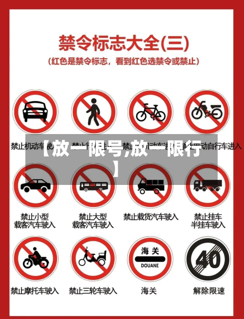 【放一限号,放一限行】